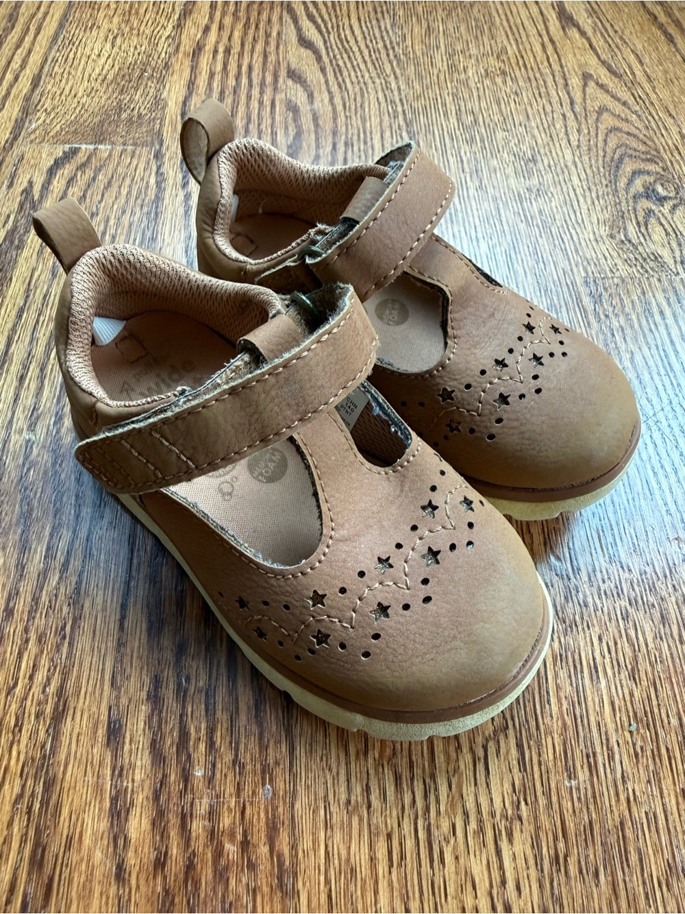 Stride Rite Lacey Brown Mary Jane Shoes Sz 6